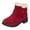 B, variant on Bow Mid Calf Snow Boots for Women Girls 2025 Ethnic Fuzzy Warm Suede Bowknot Short Dress Ankle Booties