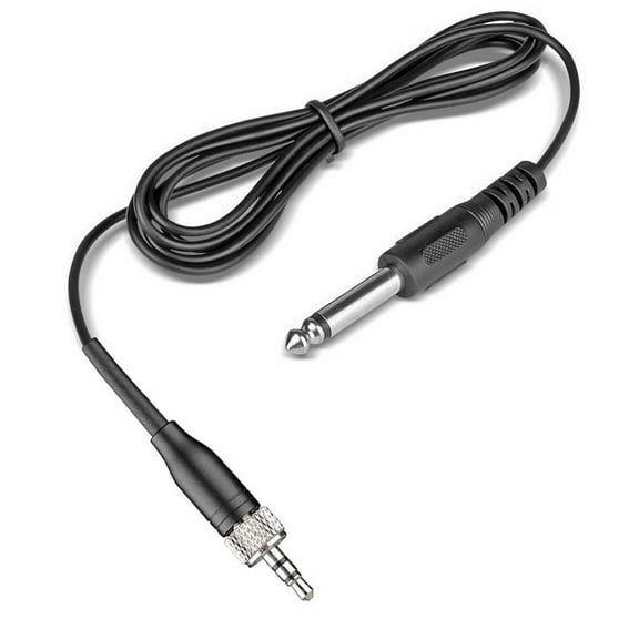 Guitar Cable 1/8 to 1/4 - inch, for Sennheiser Instrument Mic Wireless Systems