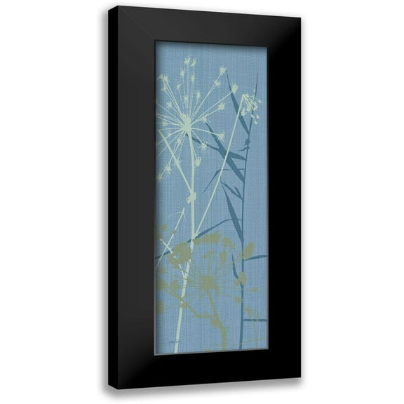 Stimson, Diane 7x14 Black Modern Framed Museum Art Print Titled - Grasses 1