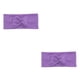 thumbnail image 2 of Minnieouse Diadema de ganchillo Banda para la cabeza deportiva Tie-dye Sweatband Accesorios para el peinado del cabello para Sporting Yoga Gym Púrpura Púrpura claro 2piezas Minnieouse CBP386429, 2 of 6