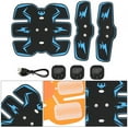 thumbnail image 4 of Sticking Shaping Digital display Charging Abdominal Muscle Sticking, Abdominal Sticking, Blue for Workout Running Sports blue, 4 of 8