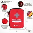 thumbnail image 6 of Breakwater Supply First Aid Kit for Car, Home, Office, Travel, Dorm, HSA FSA Eligible Household Essentials Medical Kit & Emergency Supplies, 101 Piece, 6 of 8