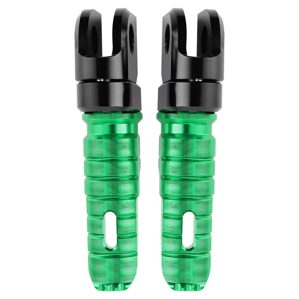 Reposapiés para motocicleta, par de estriberas delanteras para montar en moto, integración perfecta para Kawasaki