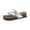 White, variant on Women's Snake Print Wedge Slides, Adjustable Buckle Open Toe Sandals, Women's Thick-Soled Large-Size Slippers - for Casual Outdoor Use, Beach Walks, Summer Use, Black 5.5