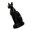 Black, variant on Misright Egypts Cats Goddess Bastet Statue Bastet Sculpture for Home Desktop Decors