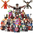 thumbnail image 2 of XH Brand Popular Super Heroes Individual Bat American Spider Octopus Man Mini Figuras De Plástico Bloques De Construcción Conjunto De Juguete, 2 of 4