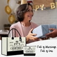 thumbnail image 2 of Birthday gifts for Women Travel Canvas Tote Bag and Makeup Bag -2026, 2 of 6