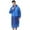 Blue, variant on 2 Packs Unisex Outdoor Travel Fashion Adult Raincoat Thick Transparent EVC Raincoat Reusable Rain Jacket Coats with Hood for Rainy Day Outdoor Camping Travel