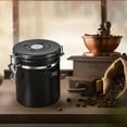 thumbnail image 4 of Stainless Steel Coffee Storage Jar with One-Way Venting - 1.2L, 1.5L, or 1.8L Airtight Container for Coffee Beans, Powder, Milk Powder - Includes Measuring Spoon & Date Tracker - 304 Stainless Steel, 4 of 9