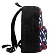 thumbnail image 5 of Zufioo Patriotic Star Pattern Adult Backpack,Wear-resistant and Breathable Multi-pocket Backpack, Suitable for Travel, Business and Outdoor Activities, 5 of 9