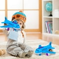thumbnail image 6 of Kids Airplane Toys, Friction Powered Toddler Toy Airplane with Colorful LED Flashing Light, Gift for Boys Girls Ages 3-12, 6 of 6