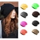 thumbnail image 5 of Unisex Baggy Beanie Sombreros Cubierta completa Elástico Skull Hat Slouchy Gris Hugo Beanie sombrero, 5 of 10