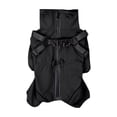 thumbnail image 3 of Dog Raincoat with Harness for Small Dogs, Adjustable Waterproof Dog Rain Jacket, Reflective Rainproof Puppy 4 Legs Raincoat, Full Body Pet Rain Jacket, Dark Grey, L, 3 of 5