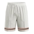 thumbnail image 3 of Hurxie Mens Athletic Gym Shorts 5/5.5 Inch Cotton Casual Shorts Elastic Waist Joggers Sports Sweat Shorts with Pockets Gray,L, 3 of 6