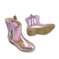 thumbnail image 4 of BURUDANI Girls Star Mid Calf Tassel Boots Cowgirl Cowboy Western Boots, 4 of 5
