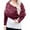 Hot Pink, variant on CAIVO Women Fashion Casual Autumn Winter Outdoor Solid Color Hollow Thickened Comfortable Double Sleeve Shawl Scarf With Sleeve Sweater Scarf Vintage Shawls Wraps