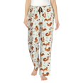 thumbnail image 2 of Goofa Squirrel Playing Printed Soft Pajama Pants for Women, Wide Leg Comfy Casual Lounge Yoga Pants-Small, 2 of 9