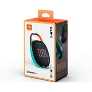 JBL Clip 5 Bluetooth Speaker and divvi! Protective Case Bundle - Black Orange
