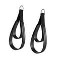 thumbnail image 1 of Lipstore 2Pcs D Rings Straps Handle Ankle Gym Pilates Double Loop Straps for Reformer Silver Rings, 1 of 8