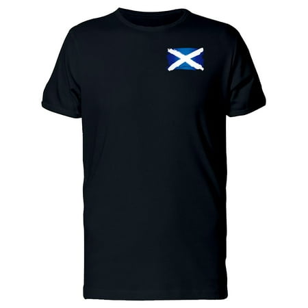 Grunge Pocket Flag Of Scotland Tee Men's -Image by (Best Grunge Clothing Websites)