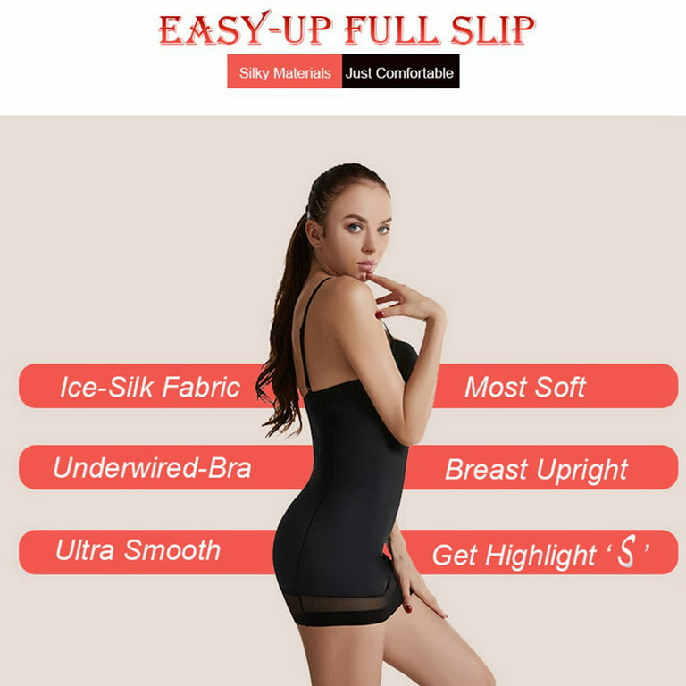 Womens Full Body Slip Shaper Seamless Smoother Slim Shapewear Slip