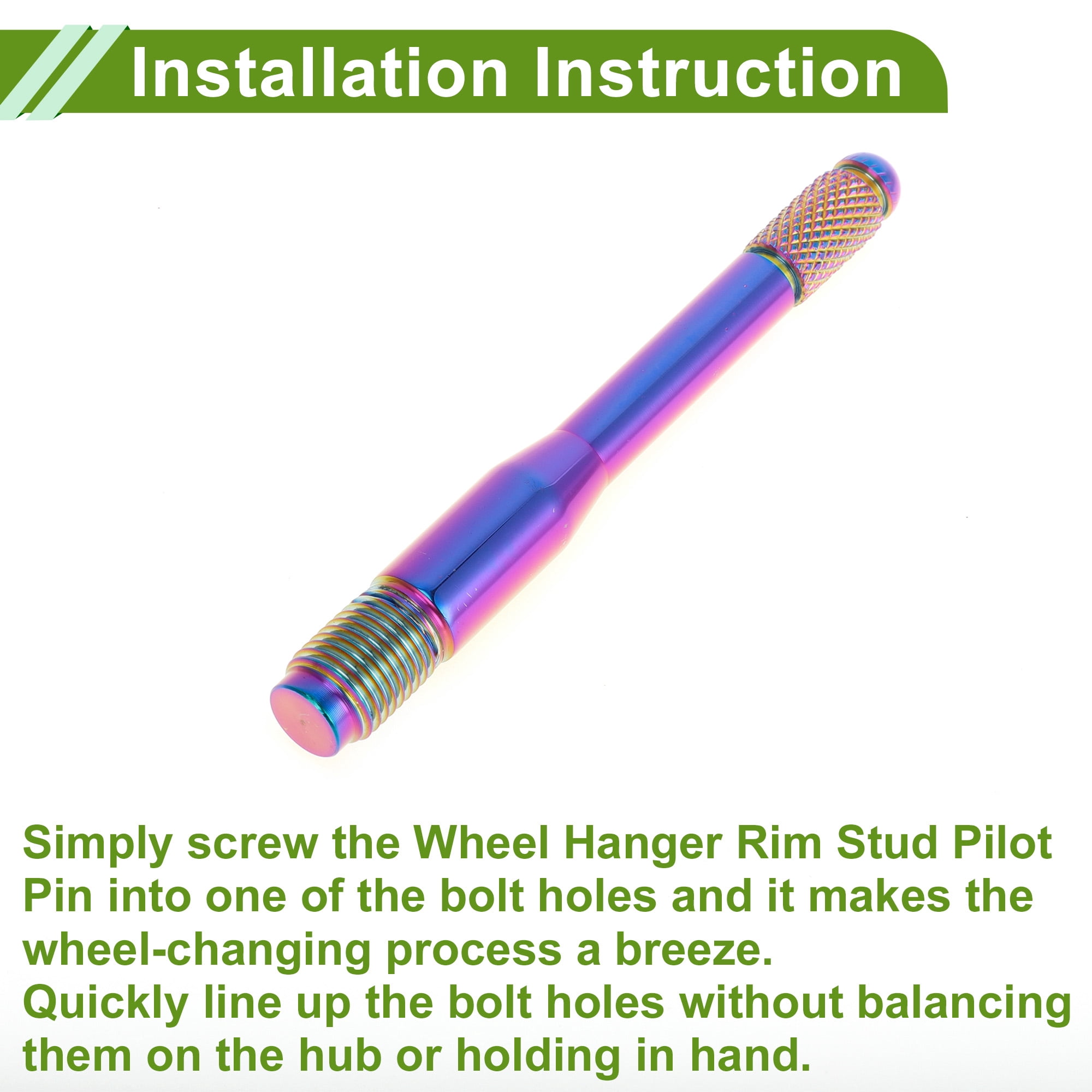 Unique Bargains Universal M14x1.5 Wheel Alignment Pin Rim Stud Pilot Pin Tire Change