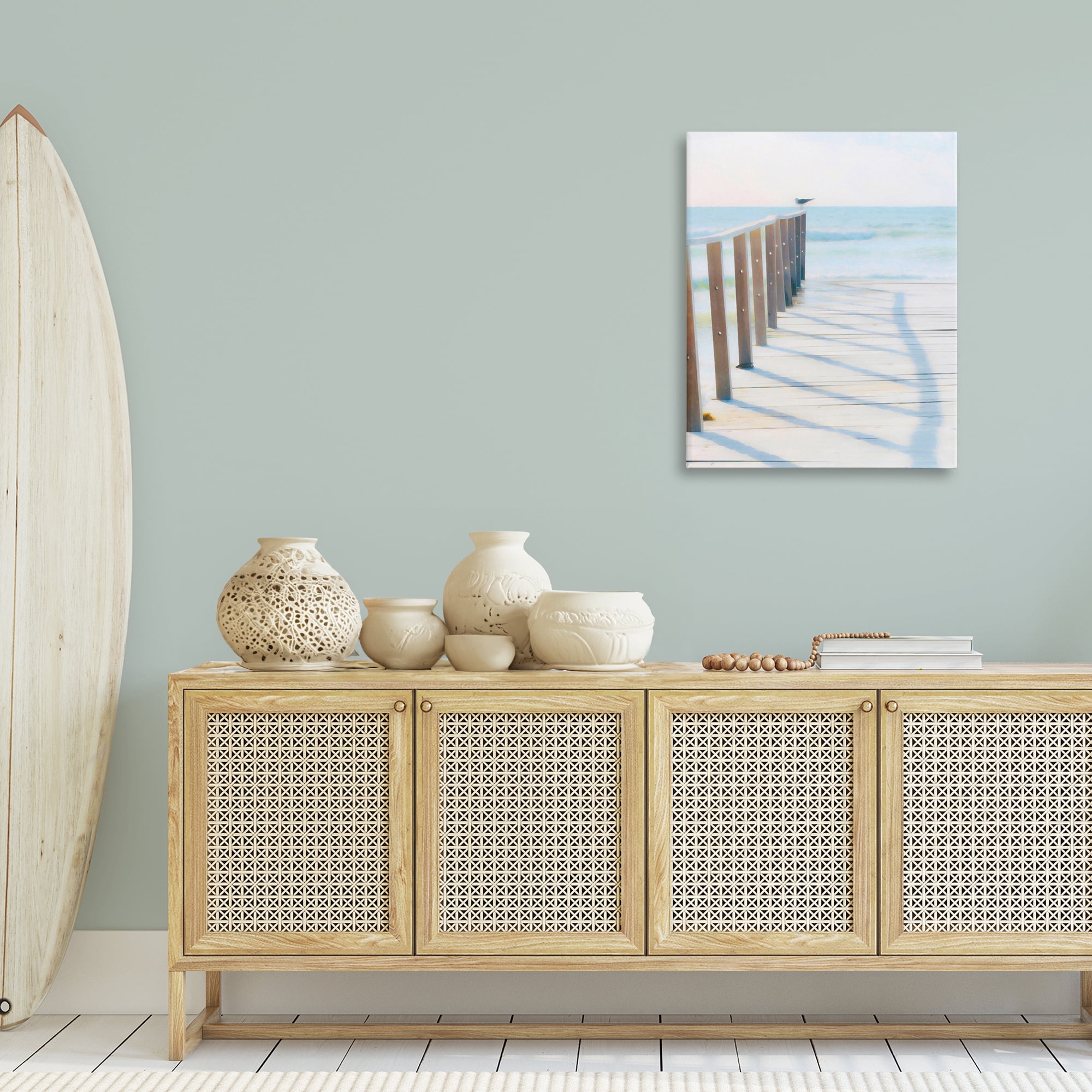 Stupell Industries Perched For Best View Nautical & Beach Painting Wrapped Canvas Art Print Wall Art, 24 x 30