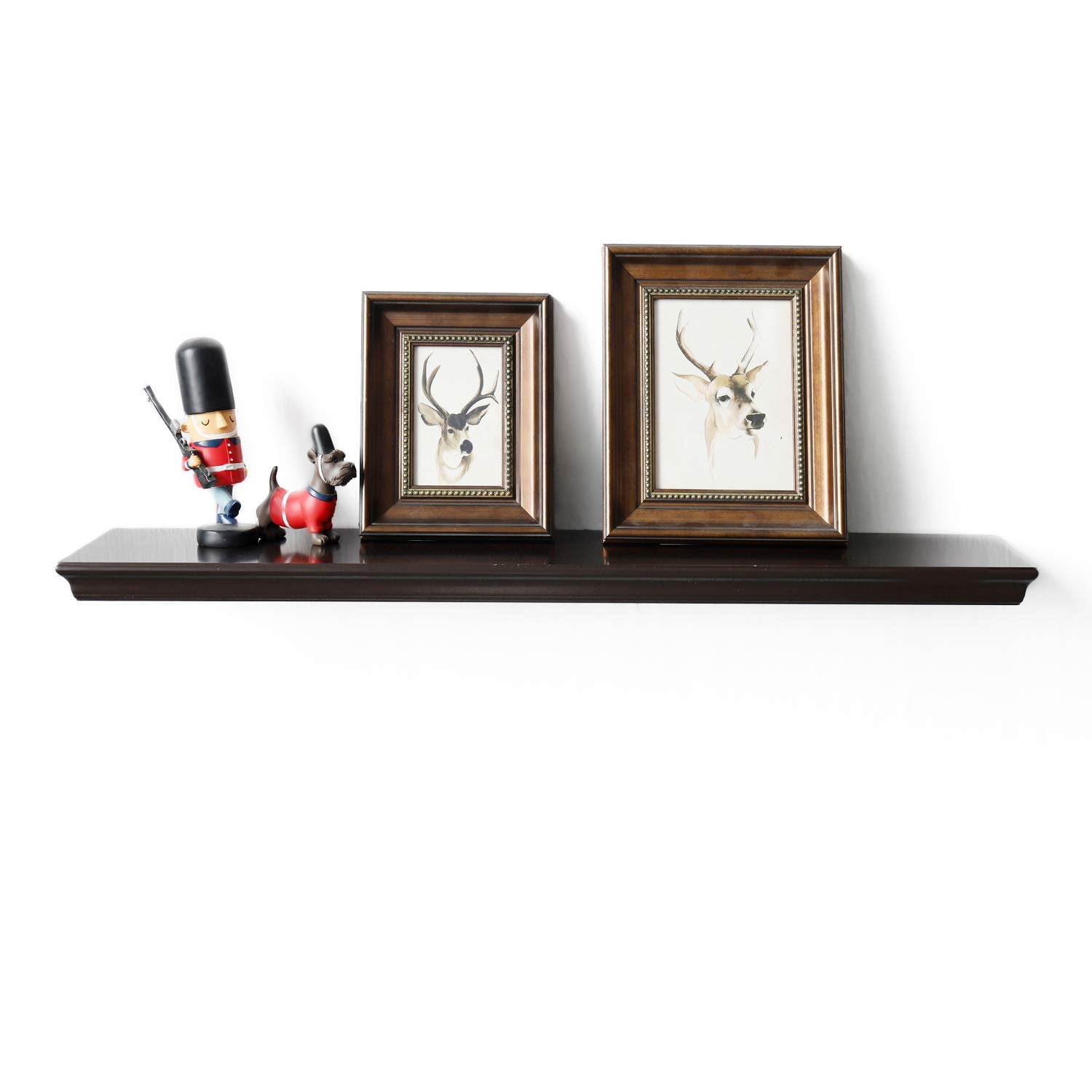 WELLAND 24" Dover Floating Wall Shelf, Espresso