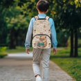 thumbnail image 3 of Pzuqiu Capybara Print School Backpack for Kids Boys Girls Elementary Large Capacity Adjustable Padded Straps 17 Inch Backpack Back to School Supplies Travel Daily Use, 3 of 7