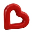 thumbnail image 2 of Maceta florero florero organizador de escritorio arreglo Floral en forma de corazón para chimenea cocina inauguración de la casa entrada, 2 of 9