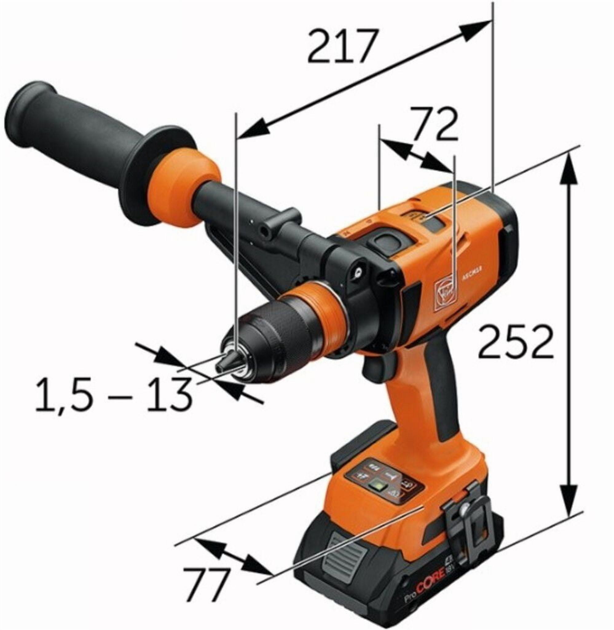 Fein 18V Ascm 18-4 Qm As High Torque 4-Speed Cordless Drill/driver (Bare Tool)