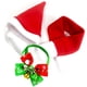 thumbnail image 1 of Greeniant Conjunto de bufanda de campana de sombrero de Papá Noel, disfraz de Navidad para mascotas, accesorio de gatito conmemorativo Adorable, Type3 NO3, 1 of 6
