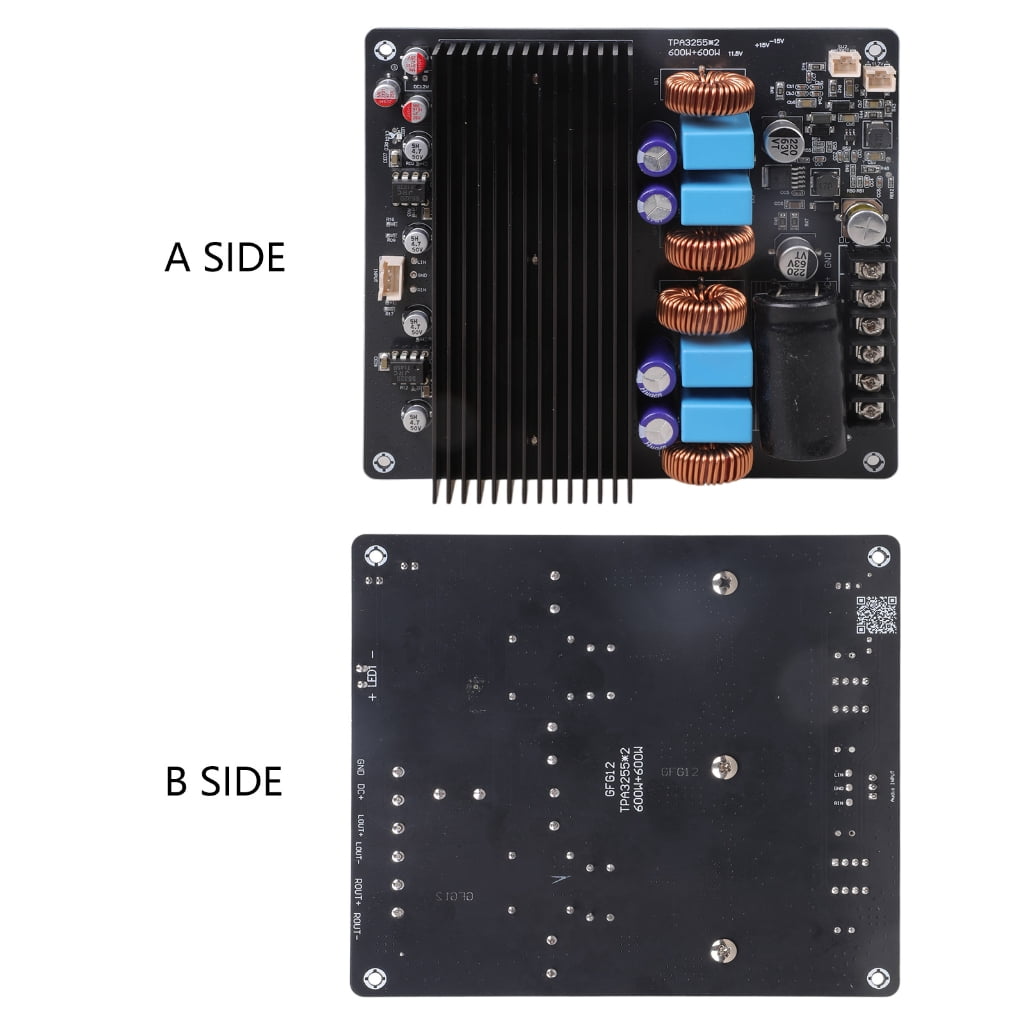 600W Stereo Sound Amplifiers Board with TPA3255 Chip Enhances Electric Defense