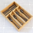 thumbnail image 6 of Totally Bamboo Flatware and Silverware Drawer Organizer, 6 of 10