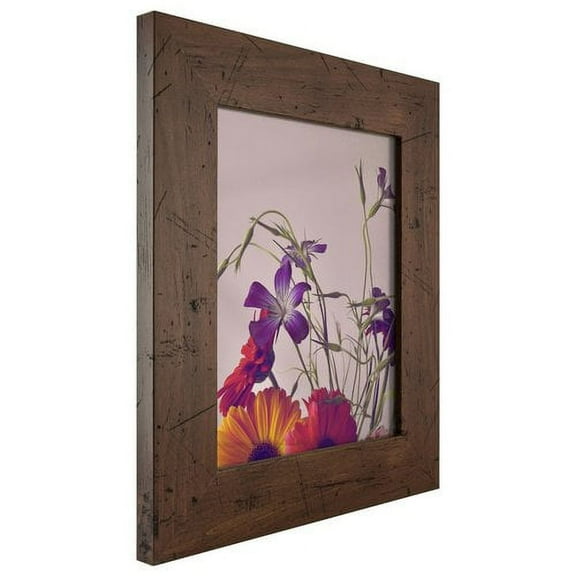 Bauhaus Modern Dark Walnut Picture Frame