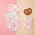 thumbnail image 2 of Coerni Toddlers Little Girls Softcotton Briefs Panties Pack of 3 Cartoon Printing Underwear Breathable Comfort Underpants, 2 of 4