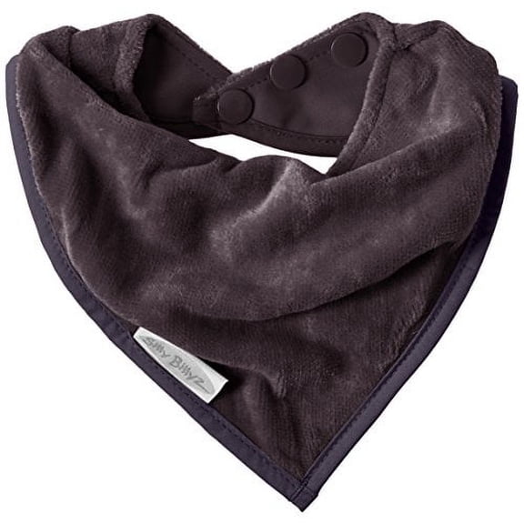 Silly Billyz Toweling Bandana Bib, Grey