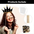 thumbnail image 2 of 24 Pieces Funny Photo Booth Props for Birthday Weddings Graduation Party Supplies Prom Dis, 2 of 5