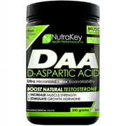 Nutrakey DAA D-Aspartic Acid Powder, Test Booster, 100 Servings