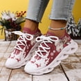 thumbnail image 5 of IEMIEMIEM Christmas Theme Sneakers for Mens Womens Running Festive Sports Shoes with Santa Claus Design Breathable Athletic Tennis Shoes 6 wide, 5 of 8