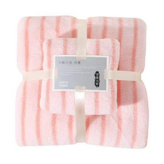 100Fens Bath Towel Bathroom Set Deluxe Bath Towel Ultra Soft Cotton Towel Set High Absorbent Towel Includes 1 Bath Towel 27.5X55 Inches And 1 Towel 13.5X29.5 In
