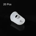 thumbnail image 3 of Protector de punta de dedo antideslizante Uxcell, paquete de 20, guardia de dedo de silicona de 29 mm, transparente, 3 of 6