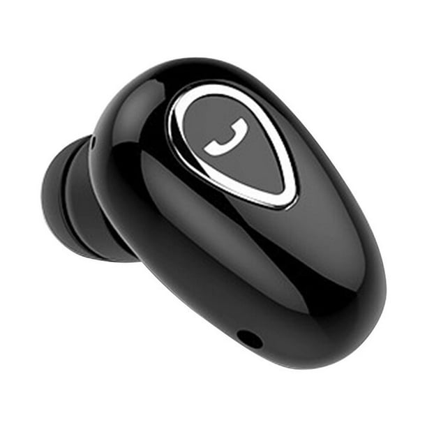 EeaseMX Mini auriculares deportivos inalámbricos invisibles intraaurales para el día a día (negros)