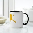thumbnail image 6 of CafePress - Just Alaska Gold Stars Mug - 11 oz Ceramic Mug - Novelty Coffee Tea Cup, 6 of 6