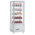 thumbnail image 1 of Commercial Refrigerator Display Case, 4-Sided Double-Layer Tempered Glass, Anti-Fog Ventilation Cooling, 1 of 7