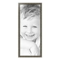 thumbnail image 2 of ArtToFrames 15" x 37" Silver Picture Frame, 15x37 inch Silver Wood Poster Frame (WOM-4993),  Pack, 2 of 5