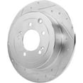 thumbnail image 4 of Detroit Axle - Rear Brake Rotors for 2016-2021 Hyundai Tucson 2017-2022 Kia Sportage [Manual Parking Brake], Drilled and Slotted Disc Brake Rotors Replacement: 11.89" inch Rotor, 4 of 7