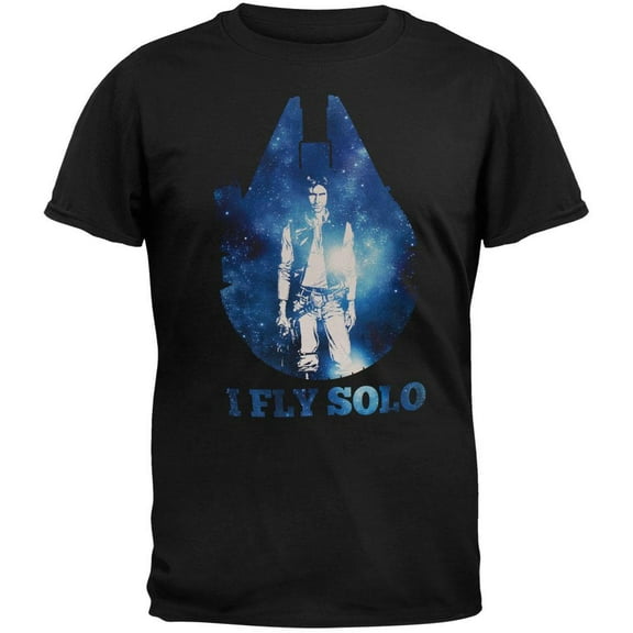 Star Wars - I Fly Solo Adult T-Shirt - Medium