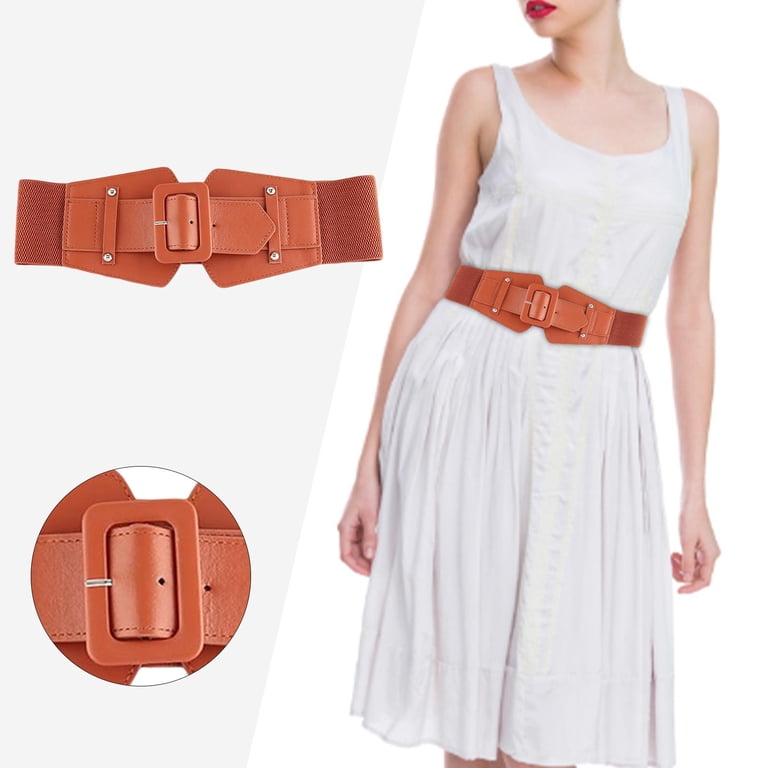 70cm Dress Elastic Waist Belt Stretch Cinch Belt Ladies  display picture 3