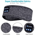 thumbnail image 2 of Auricular Bluetooth Inalámbrico Banda para Dormir Auriculares Auriculares de Música Suave Elástico Cómodo Auriculares de Música Mp3 para Dormir de Lado gris ER, 2 of 6